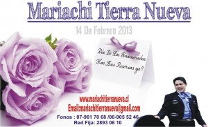 MARIACHI TIERRA NUEVA Turismo en Chile en Santiago |  Serenatas d&iacute;a de los enamorados, bell&iacute;simas .fono:28930610, !!! serenatas en el d&iacute;a de los enamorados fono:28930610 !!!