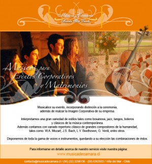 Horacio Silva Duarte Turismo en Chile en Valpara&iacute;so |  Soprano y tenor en valpara&iacute;so para eventos corporativos, Experiencia en eventos