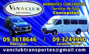 VAN CLUB TRANSFER Turismo en Chile en Concepci&oacute;n |  Transfer van club concepcion servicio directo, autos con chofer, Transfer al aeropuerto carriel sur