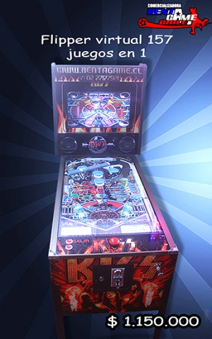 RENTAGAME CHILE Turismo en Chile en Victoria |  Flipper virtual 157 juegos en 1/oferta de rentagame, Maquinas de juego