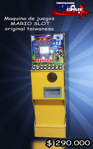 RENTAGAME CHILE Turismo en Chile en El Salvador |  Maquina de juegos mario slot  original taiwanesa precio: $ 290.000, Maquinas de juego