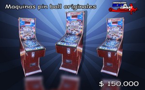 RENTAGAME CHILE Turismo en Chile en Castro |  Maquinas pin ball originales/precio: $ 150.000 pesos, Maquinas de juego
