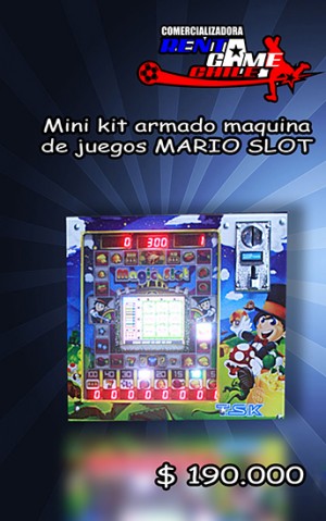 RENTAGAME CHILE Turismo en Chile en Cholchol |  Mini kit armado maquina de juegos mario slot  , Maquinas de juego