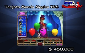 RENTAGAME CHILE Turismo en Chile en Arauco |  Tarjeta mundo magico igs/precio: $ 450.000 pesos, Tarjeta para maquinas de juego