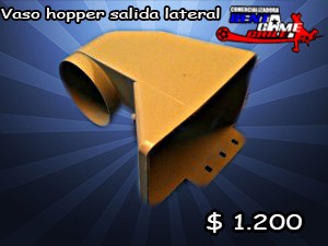 RENTAGAME CHILE Turismo en Chile en Costa del Sol |  Vaso hopper salida lateral/precio: $ 1.200 pesos, Accesorios para maquinas de juego