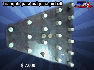 RENTAGAME CHILE Turismo en Chile en Caburga |  Triangulo para m&aacute;quina de juego pinball/ $ 7.000, Accesorios para maquinas de juego
