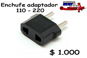 RENTAGAME CHILE Turismo en Chile en La Cisterna |  Enchufe adaptador 110 - 220/precio: $ 1.000, Rentagame: maquinas de juego:  accesorios,repuestos, servicio tecnico