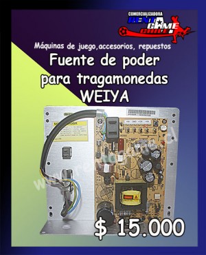 RENTAGAME CHILE Turismo en Chile en La Cisterna |  Fuente de poder p/ tragamonedas weiya/precio: $ 15.000, Rentagame: maquinas de juego:  accesorios,repuestos, servicio tecnico
