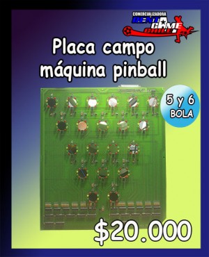 RENTAGAME CHILE Turismo en Chile en La Cisterna |  Placa campo para maquina de juego pinball/precio: $ 20.000, Rentagame: maquinas de juego:  accesorios,repuestos, servicio tecnico