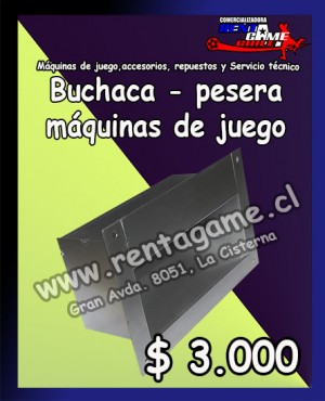 RENTAGAME CHILE Turismo en Chile en La Cisterna |  Buchaca - pesera - maquinas de juego/precio: $ 3.000, Rentagame: maquinas de juego:  accesorios,repuestos, servicio tecnico