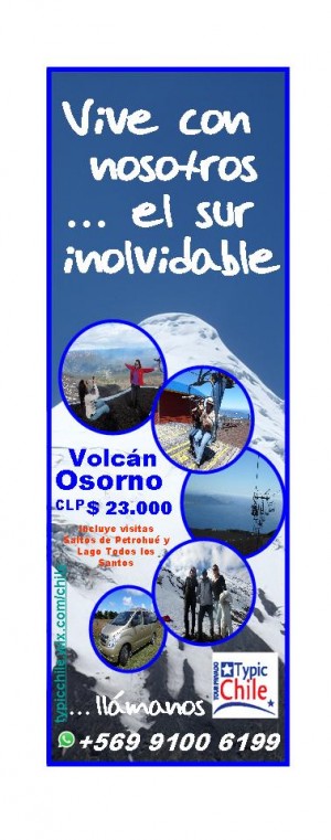 Patricio Turismo en Chile en El Bosque |  Tour volc&Aacute;n osorno, saltos de petrohu&Eacute;, lago todos los santos, Vive con nosotros el sur inolvidable