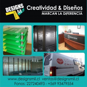 Designsmil Turismo en Chile en San Miguel |  Nos dedicamos a la fabricaci&oacute;n e instalaci&oacute;n de elementos publicitario, Autoadhesivos pvc