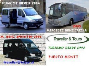 TRAVELLER & TOUR Turismo en Chile en Puerto Montt |  TRANSFER  & CITY TOUR , PUERTO MONTT / PUERTO VARAS