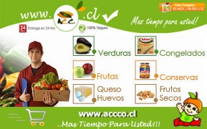  Turismo en Chile en Las Condes |  Frutas y Verduras a Domicilio www.accco.cl (Despacho Gratis Zona Oriente), ACC Co Ltda, ES EL MEJOR DELIVERY DOMICILIARIO E INSTITUCIONAL!!!