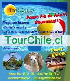 AGENTES DE VIAJES Anuncios gratis en Santiago |  PASEOS PARA CURSOS TODO INCLUIDO!!!  ESPECIALISTAS, AGENCIA DE VIAJES TRAVEL QUALITY TURISMO