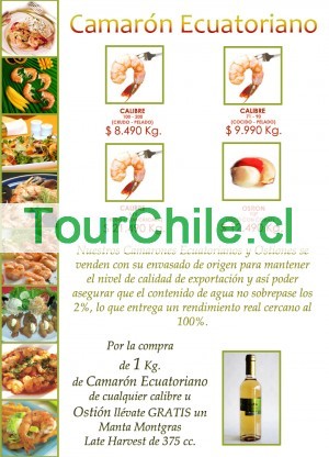 Comercial Alianza-Bervim Ltda. Anuncios gratis en Vitacura |  CAMARONES ECUATORIANOS Y OSTIONES, No compre agua, compre Camarones Ecuatorianos y Ostiones