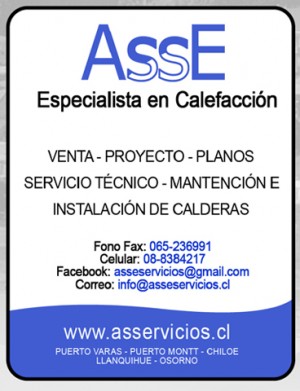 AssE servicios Turismo en Chile en Puerto Varas |  ESPECIALISTA EN CLIMATIZACI&Oacute;N , CLIMATIZACI&Oacute;N 